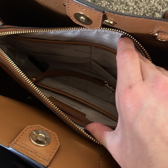 Michael Kors cognac colored purse - Picture 6 of 7